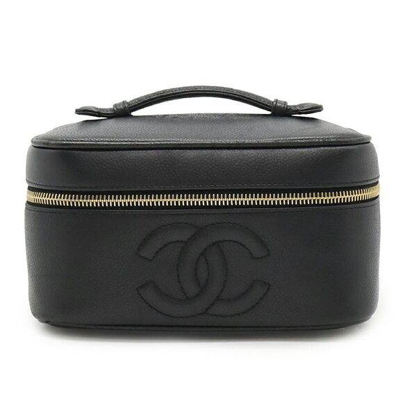 Chanel Coco Mark Caviar Skin Vanity Bag - Picture 1 of 9